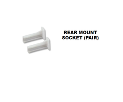116035 \ Rear mount bracket (pr) plastic