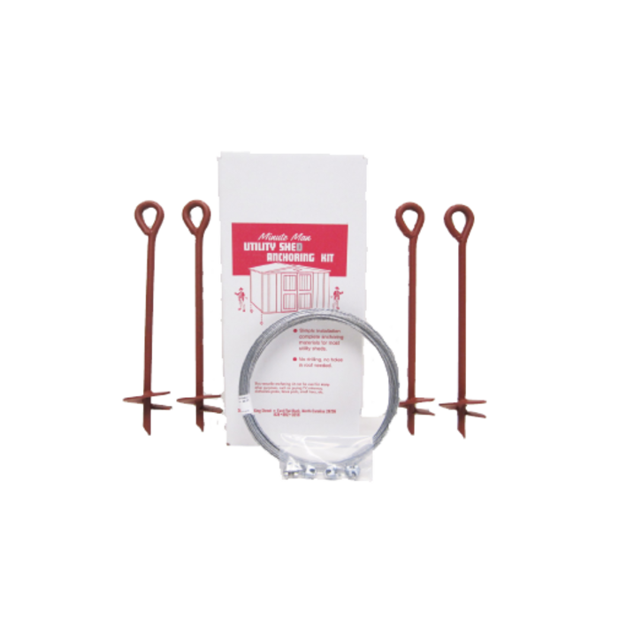 Minute Man Products 1825 \ Anchor kit utility shed 500lb