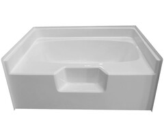 Watershed GT544201 \ GARDEN TUB FIBERGLASS 54x41x25" high white