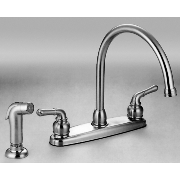 GK201 \ FAUCET KITCH HI-RISE 2HDL SPRAY [a]