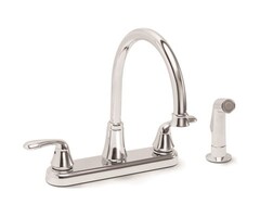 3577625 \ GOOSENECK FAUCET KITCHEN 2HDL SPRAY