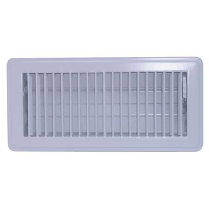 11CL410W \ FLOOR REGISTER 4X10 WHT [a]