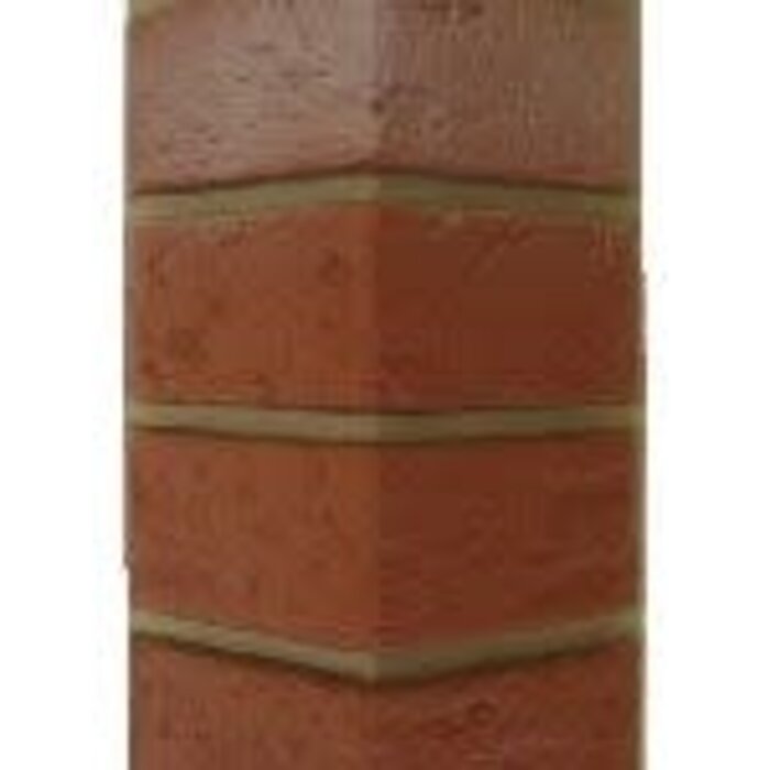 2944181 \ CORNER 4X4X18 OLD RED BRICK