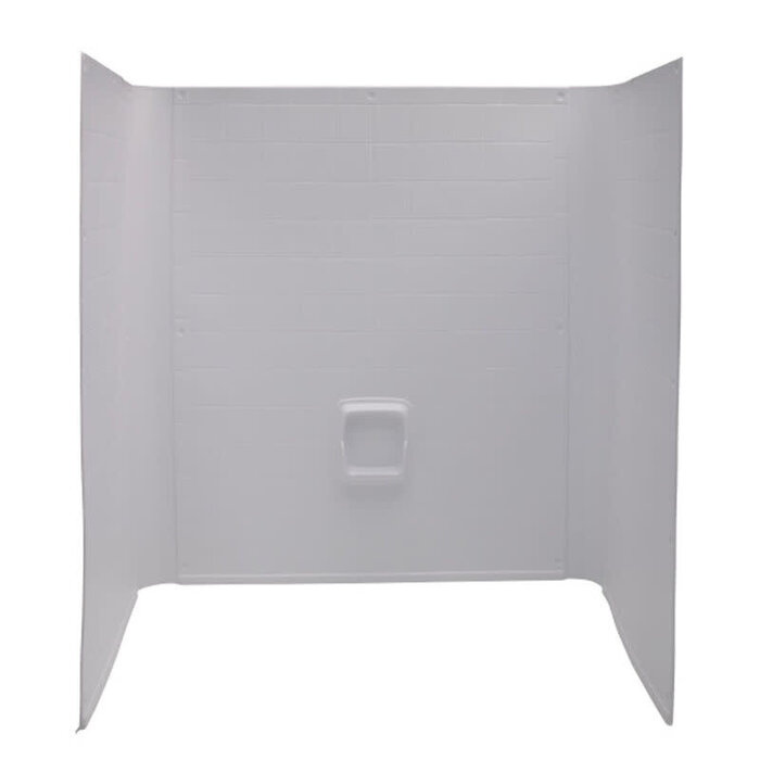 Better Bath 5330062 \ SURROUND ABS 27x54 ALMOND/BONE INDVDPK