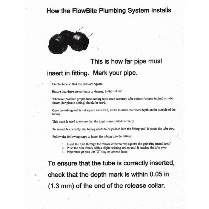500120 \ FLOWBITE 1/2 CAP