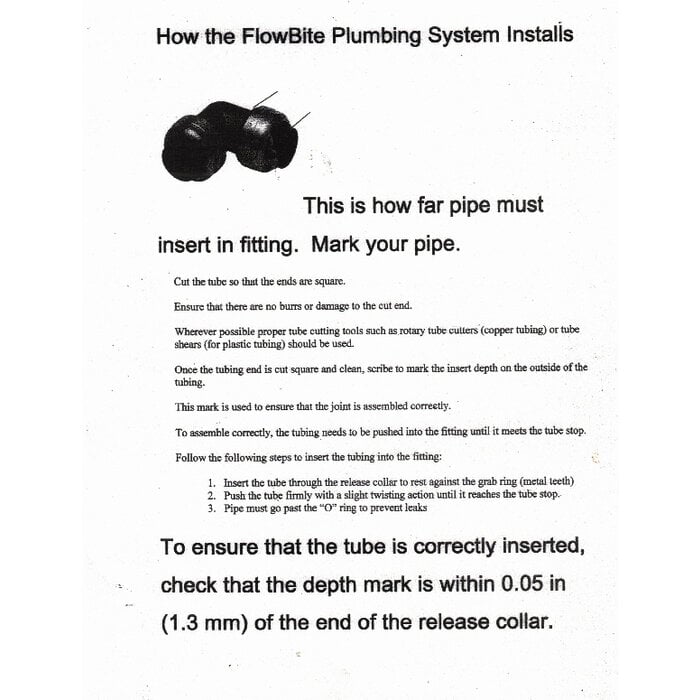 Flowbite 500120 \ FLOWBITE 1/2 CAP