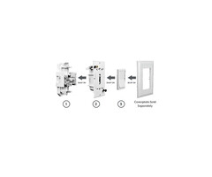 Wirecon 59201031 \ SC Switch 2Pc WH Side Snap Wirecon