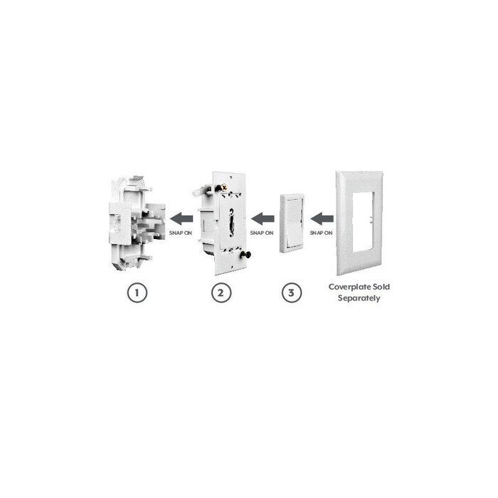 Wirecon 59201031 \ SC Switch 2Pc WH Side Snap Wirecon