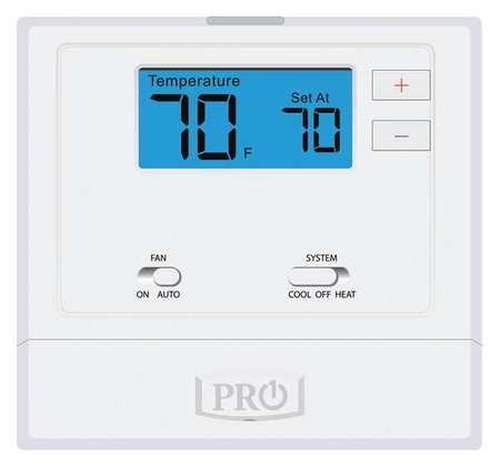 Pro1 T6012 \ PRO1 HEAT/COOL AC DIGITAL T'STAT