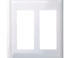 Wirecon 59153321 SC CoverPlate Dbl Side Snap Wirecon WH