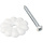 WRS250WS / ROSETTES & SCREWS (250ea) [a]