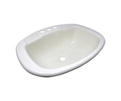 5316270W \ *Sink 17x20 sq white