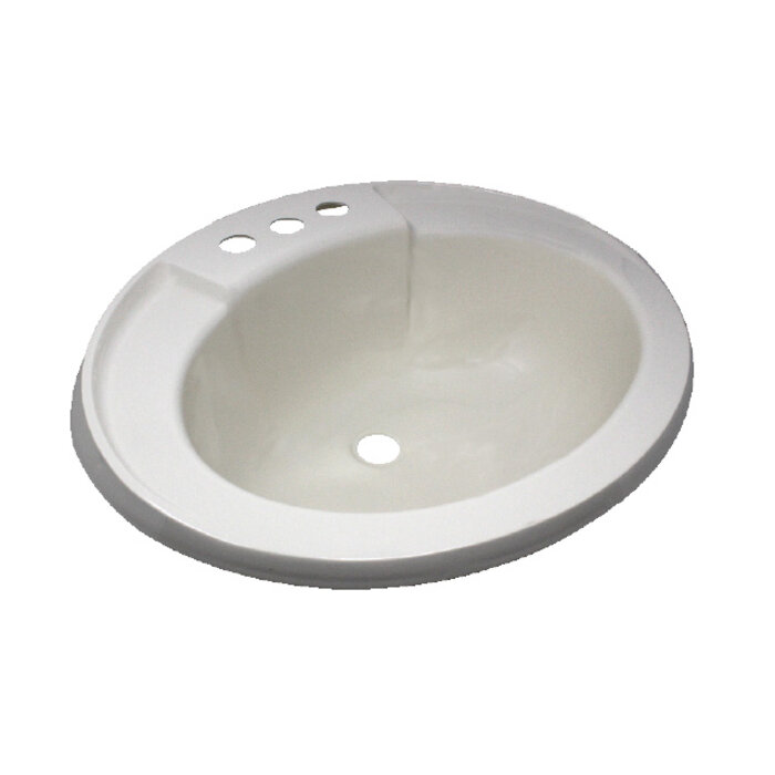 5316370i \ sink 17X20 PLASTIC OVAL PARCHMENT