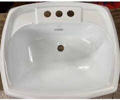 53251010 \ SINK 17X20 RECT WHITE