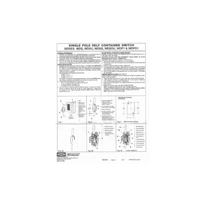 59201031 \ SC SWITCH 2PC WH SIDE SNAP WIRECON [a]