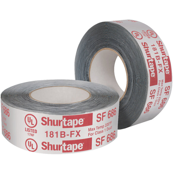 Shurtape 36717 BUTYL FOIL MASTIC UL181 TAPE 3"x100'