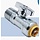 5001215 \ Flowbite 1/2" push x 1/2MPT Shut Off Valve