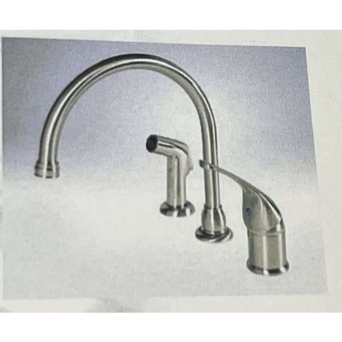 HR201 \ FAUCET KITCH HI-RISE SGL LEV w SPRAY