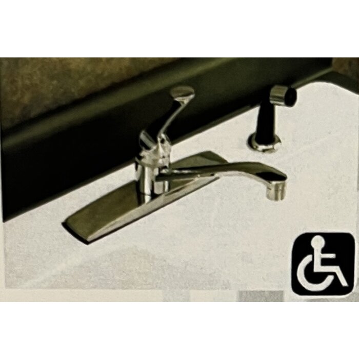 SK201 \ FAUCET KITCH SGL LEV W/SPRAY ADA