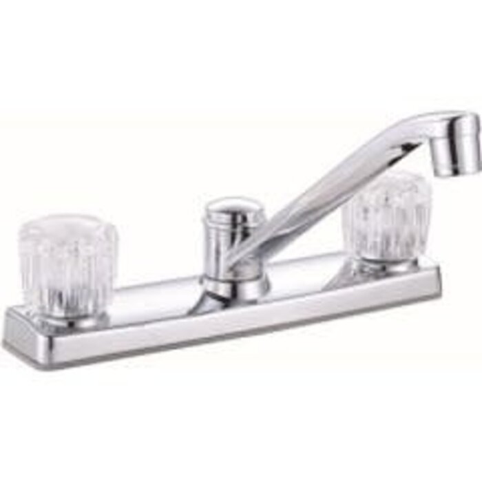 K200 \ Faucet Kitchen 2Handle Acrylic Leadfree