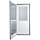 6P 34X80LH Miniblind ORIEL WH Combo