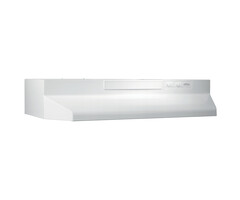F403011 \* RANGE HOOD 30'' WH BROAN 3 in 1 Ventless/Back/Top