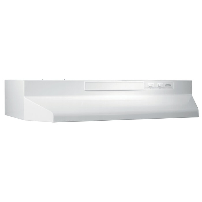 Broan F403011 * Range Hood 30'' Broan Ventless/Back/Top WH