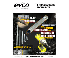 Evco 250QB2P3 \ BIT #2 SQ 3'' LONG