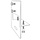 2902  /  Side Wall Bracket Kit  uplift (with lag bolts) use with 2907 strap
