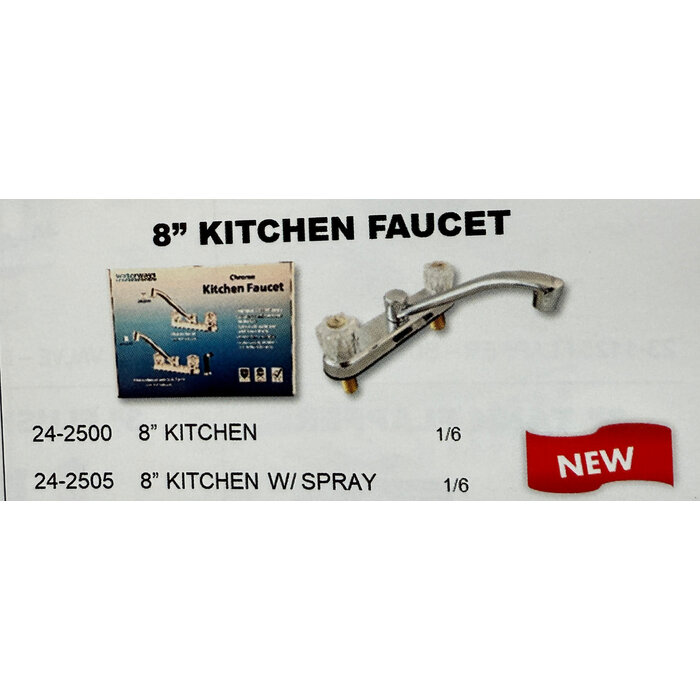 242500\ Faucet Kitchen 2Handle Brass Leadfree