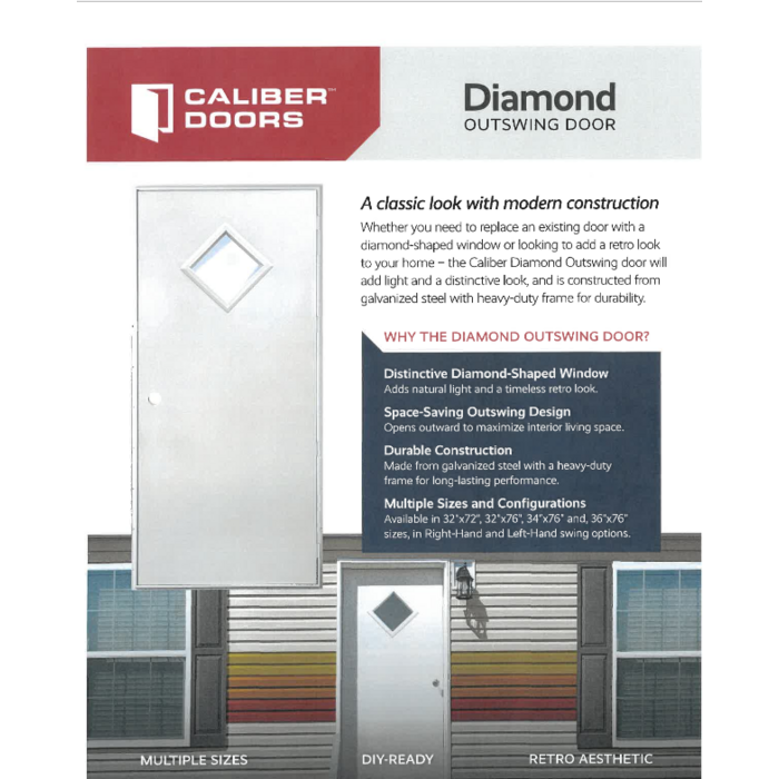 1.7, 1.65, 1.55, 1.5 23272RD \ STEEL MH 32X72 RH Dia Caliber SCP