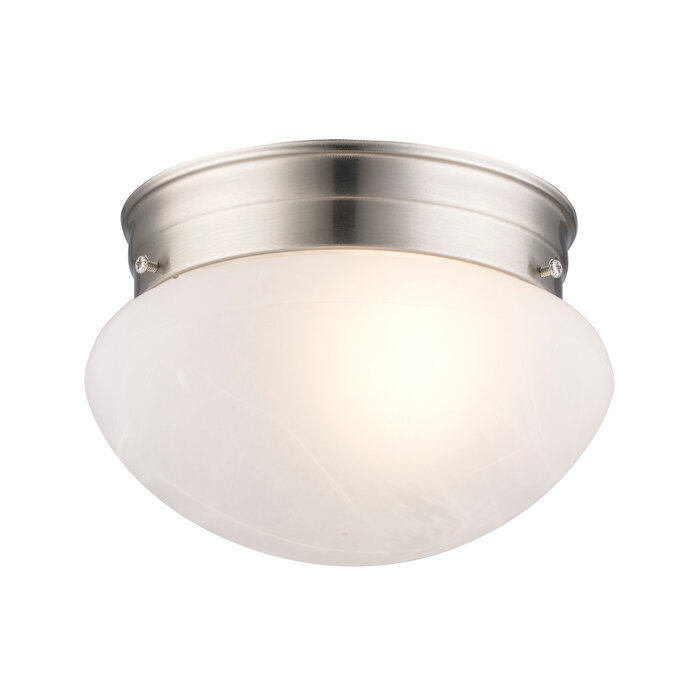 3620BN \ 10'' MUSHROOM 2 LIGHT BRUSHED NICKEL