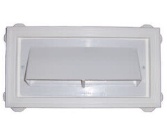591025 \ VENT RANGE HOOD OUTSIDE  W/LIP FLANGE