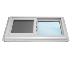 Kinro Vinyl window horiz 30"w x 14" high WH OX