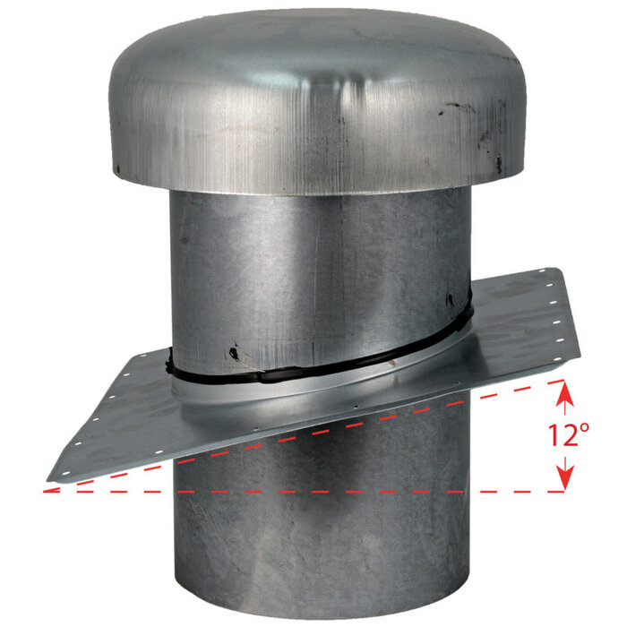 59201 \ ROOF CAP & FLANGE 12 DEGREE