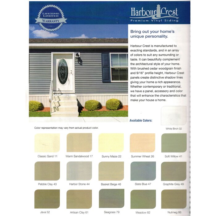 Harbour Crest Vinyl Siding Prem color