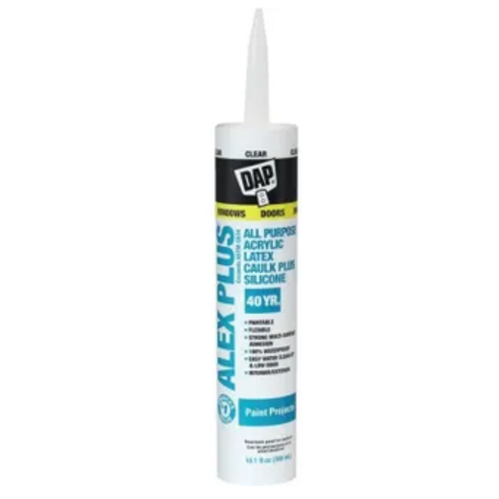 DAP 10.1 Oz. Clear Acrylic Latex Caulk