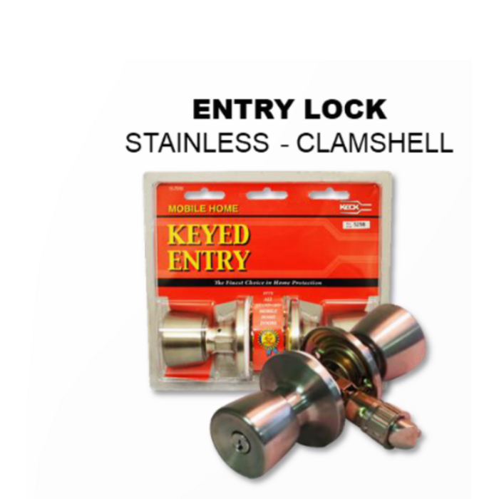 117010 \ Lock Entry  Silver Clamshell (Non-Master Keyed)
