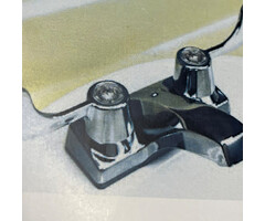 B & K L100H Faucet Lav Hospital Style ADA Handles
