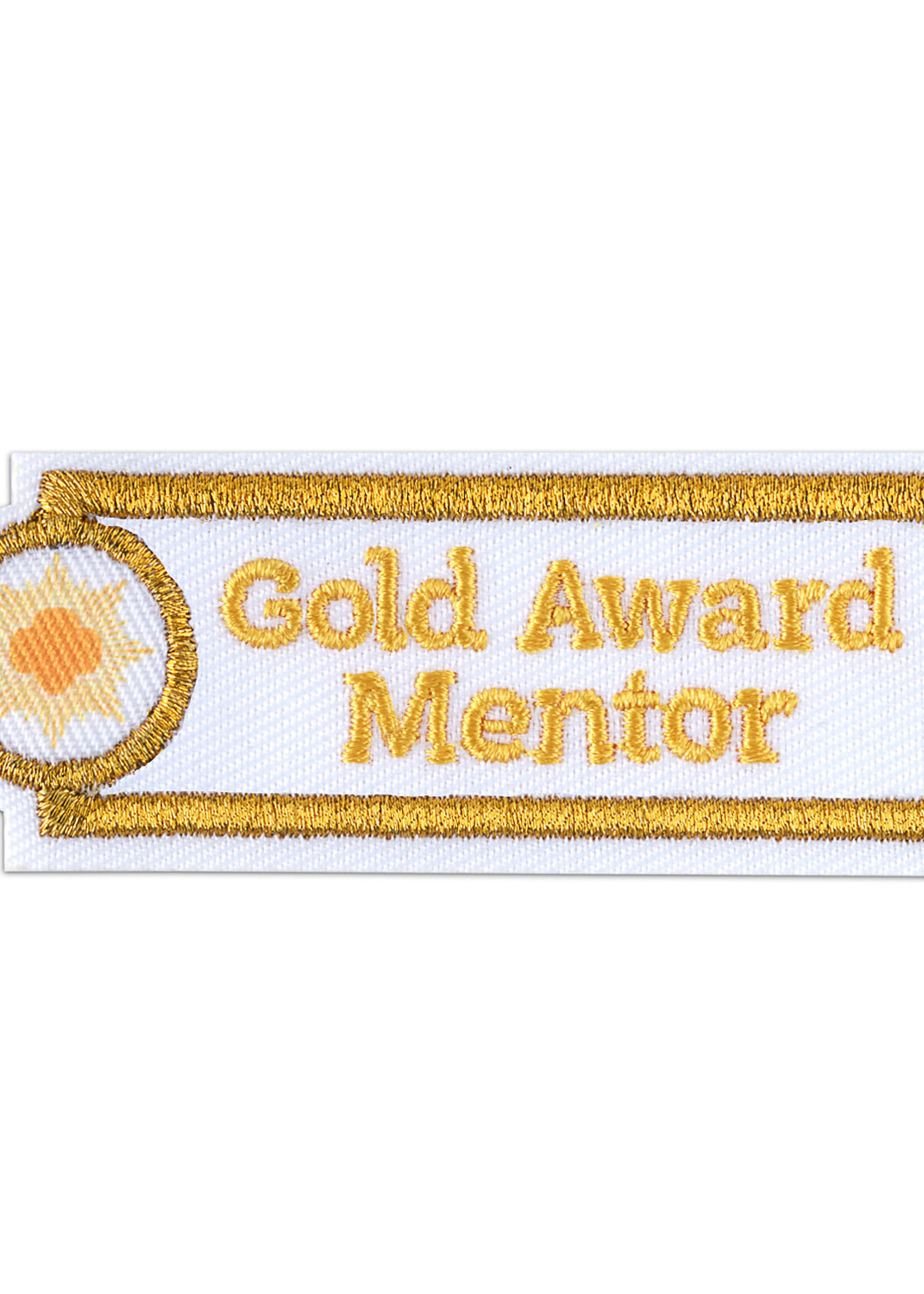 GOLD AWARD MENTOR PATCH