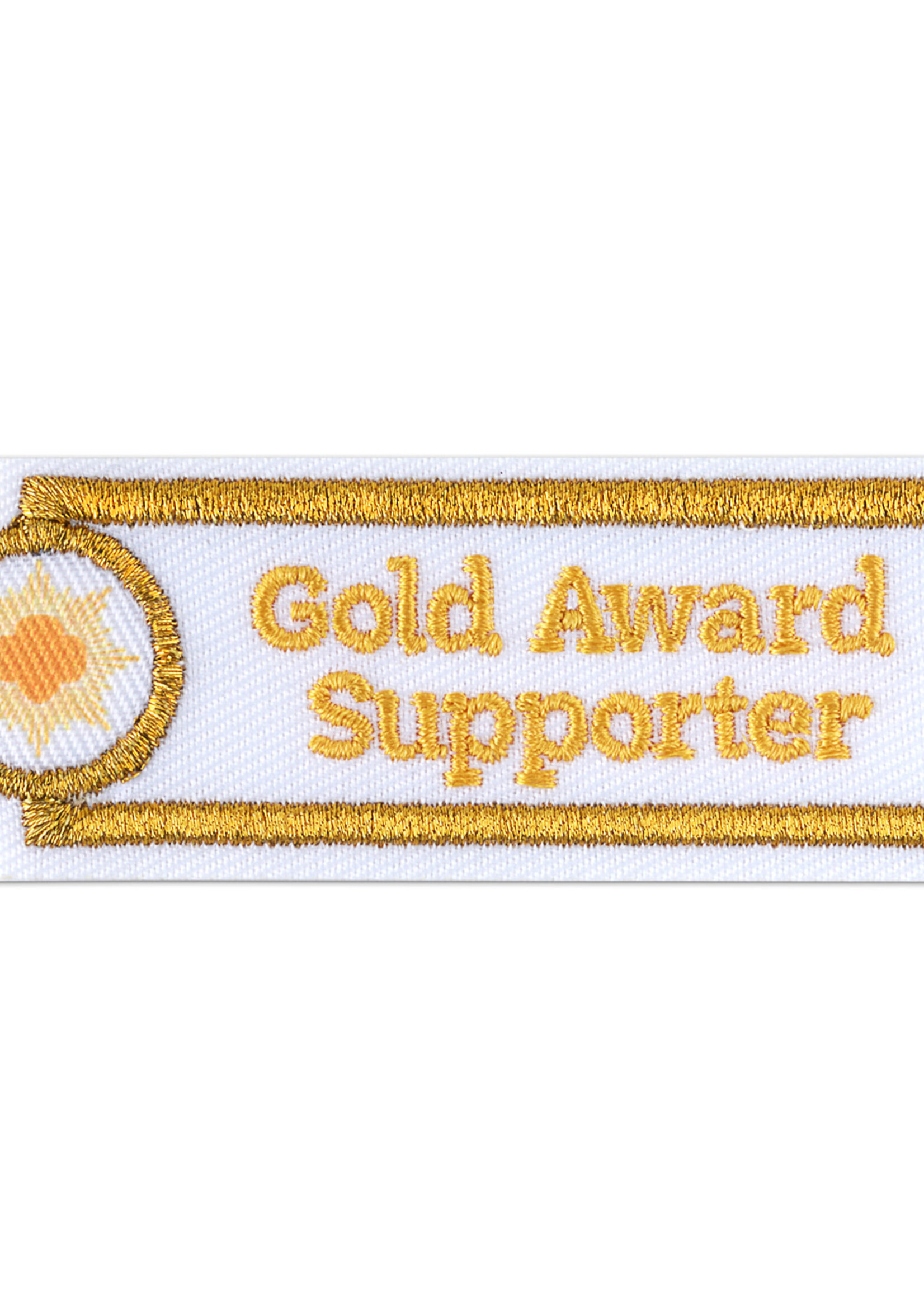 GOLD AWARD SUPPORTER PATCH