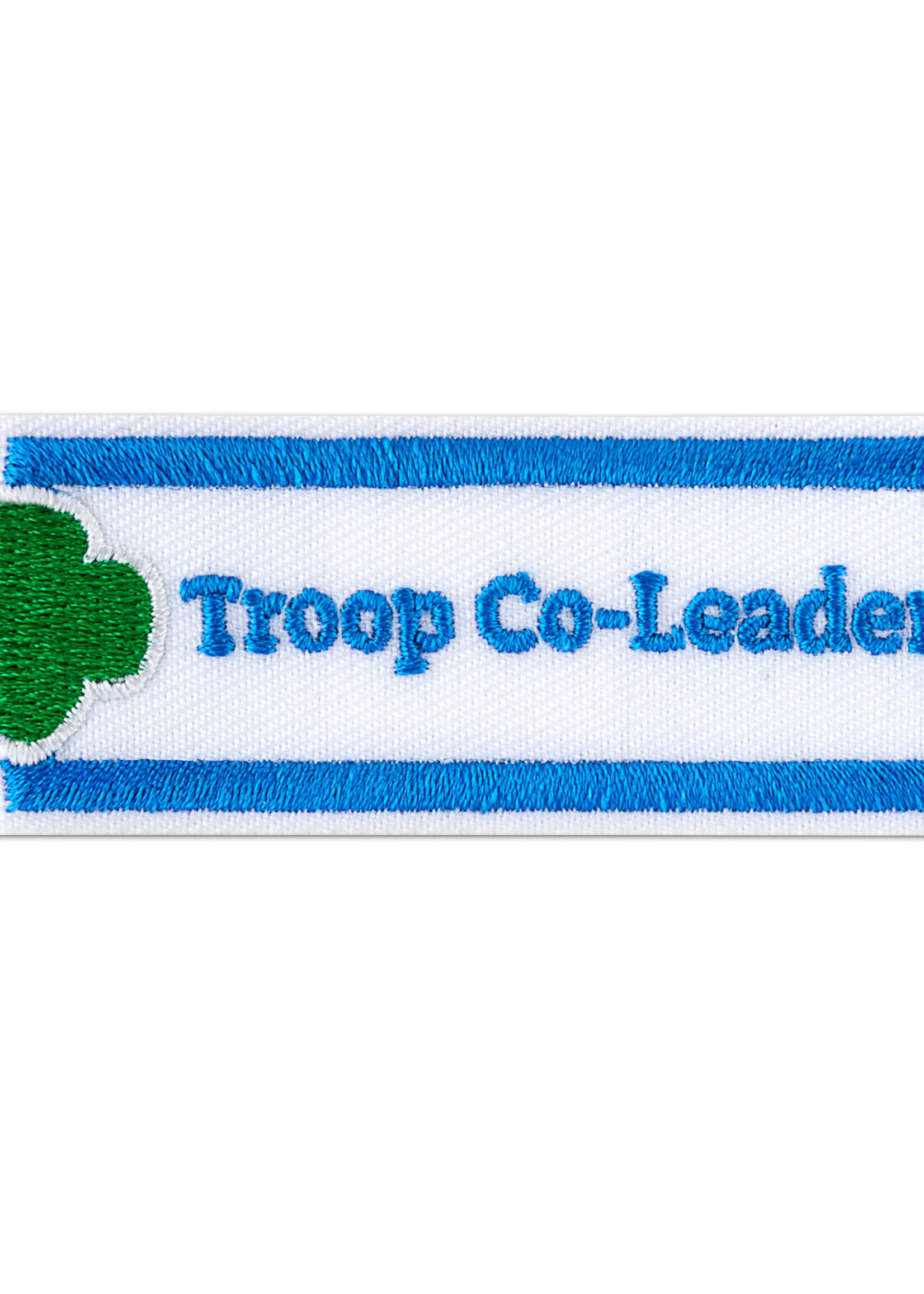 Troop CoLeader  Adult Patch