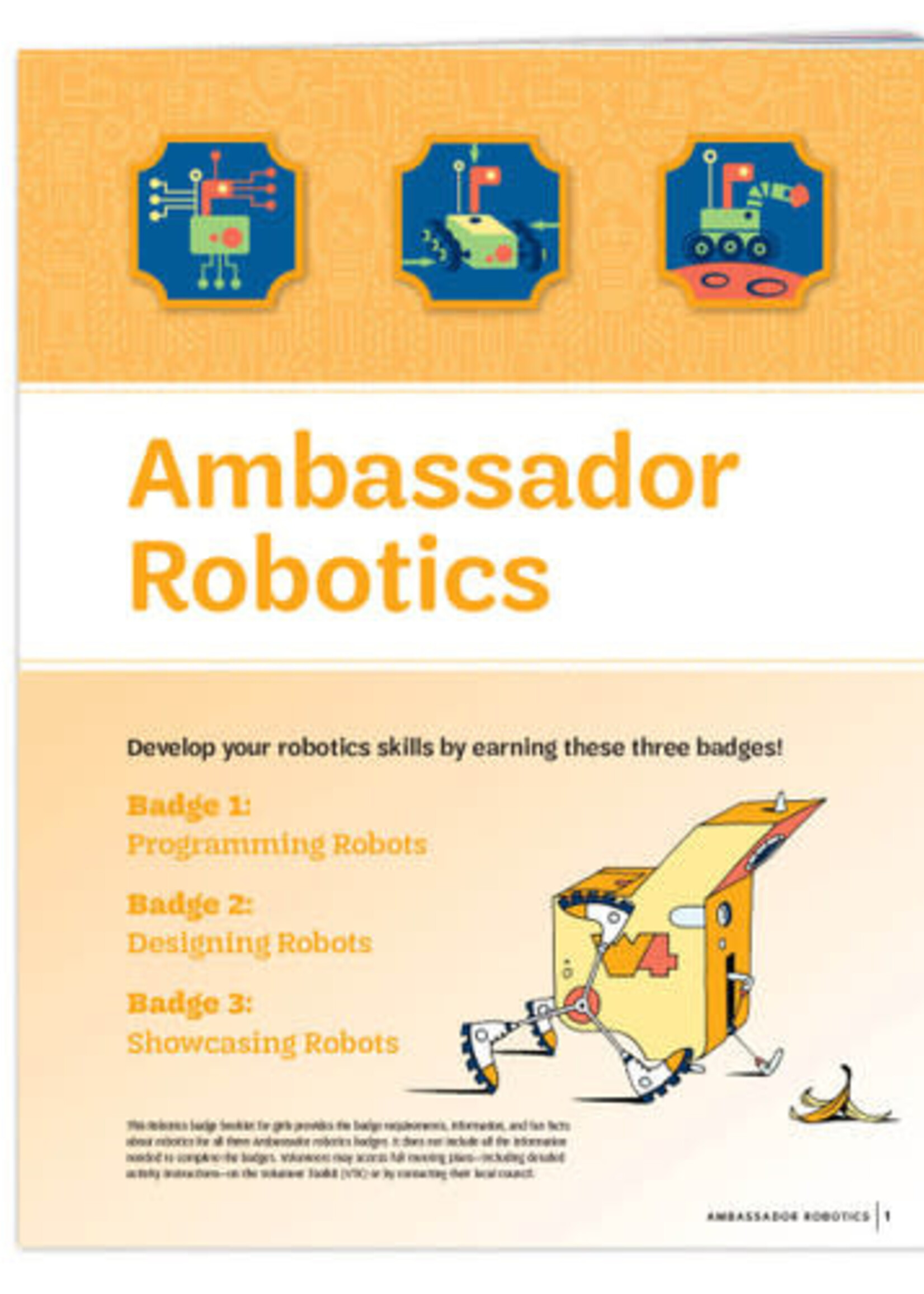 Ambassador  Robotics Badge Requirements