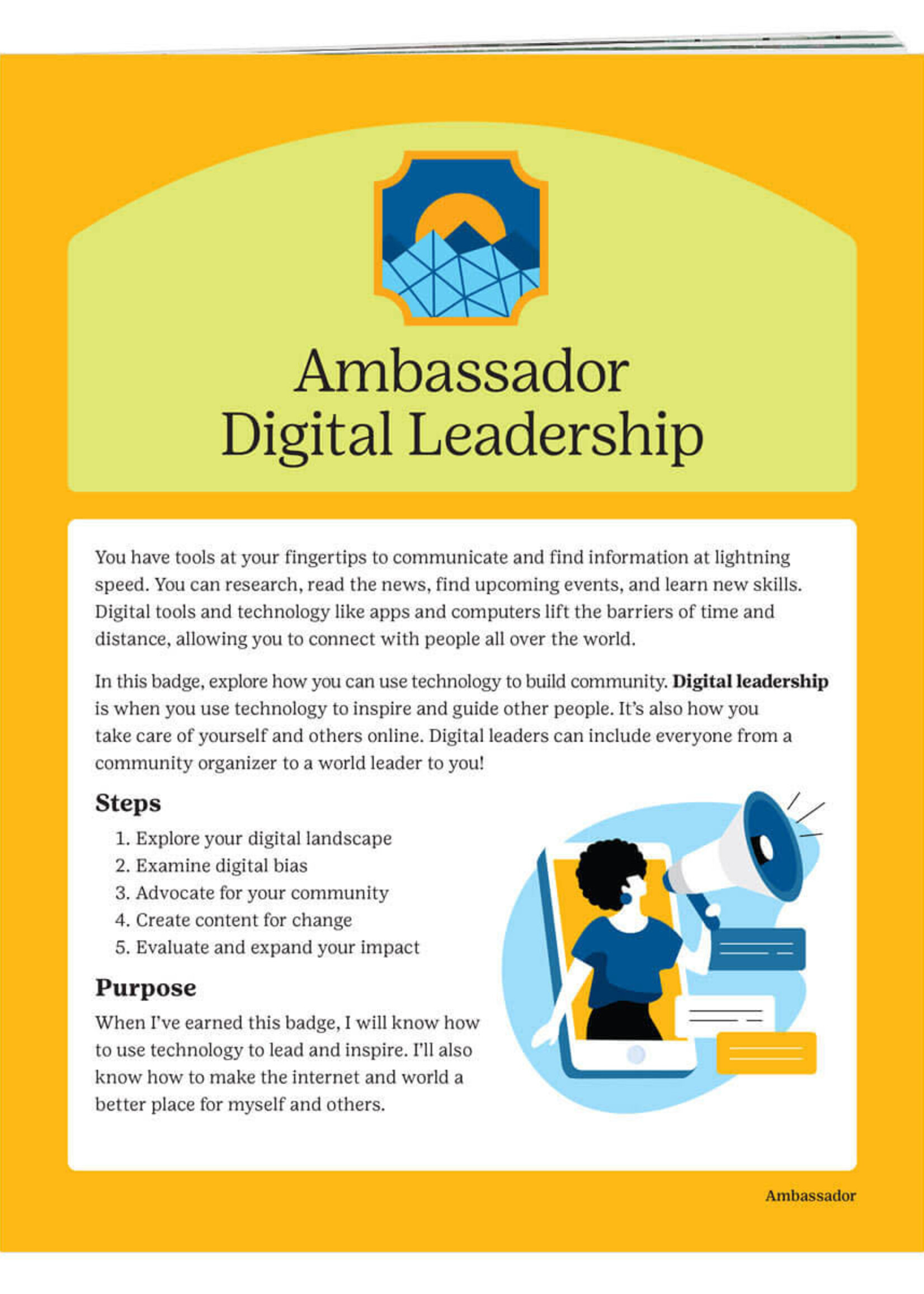 Ambassador Digital Leadership Badge Requirements