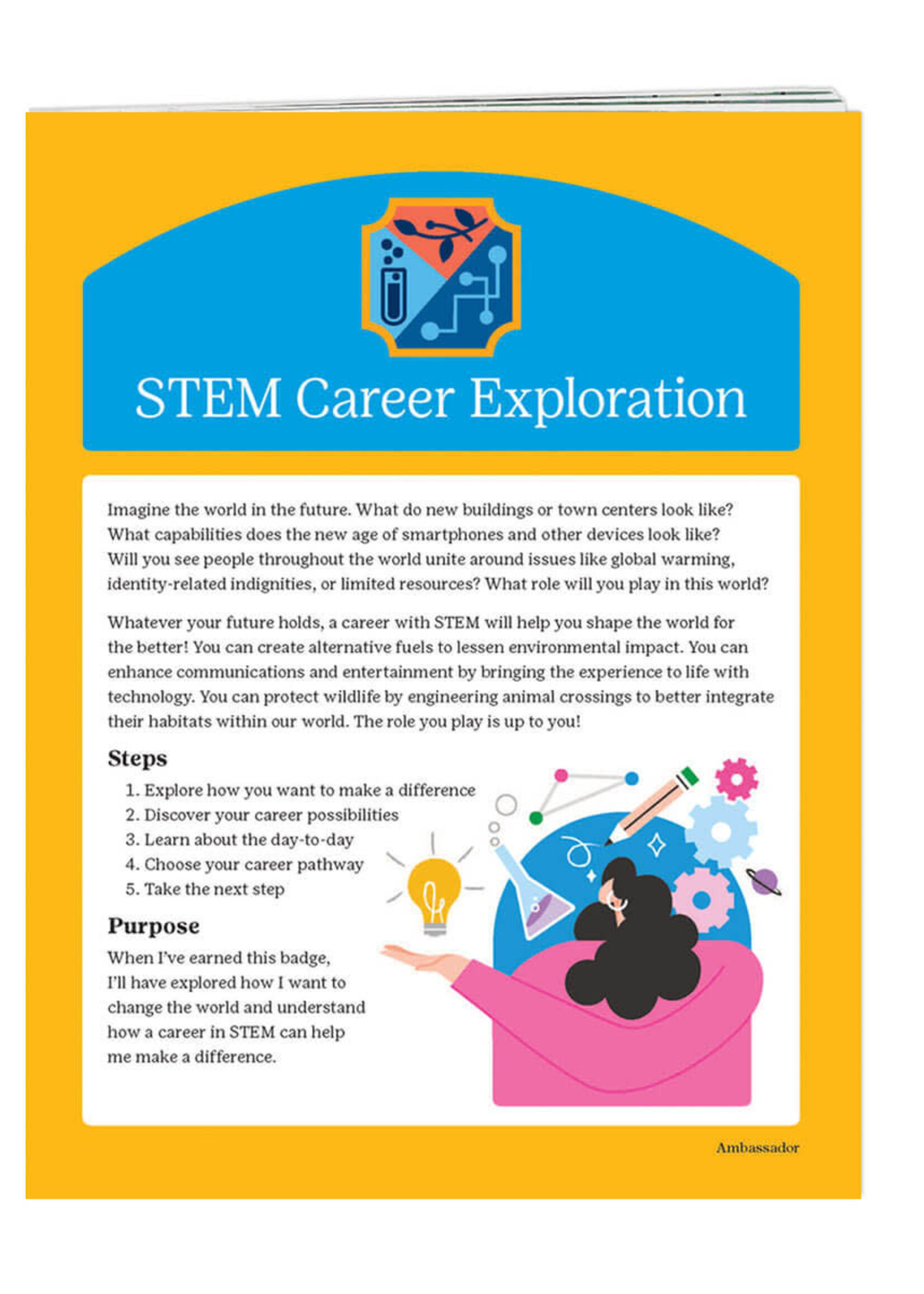 Ambassador Stem Career Exploration Badge Requirements