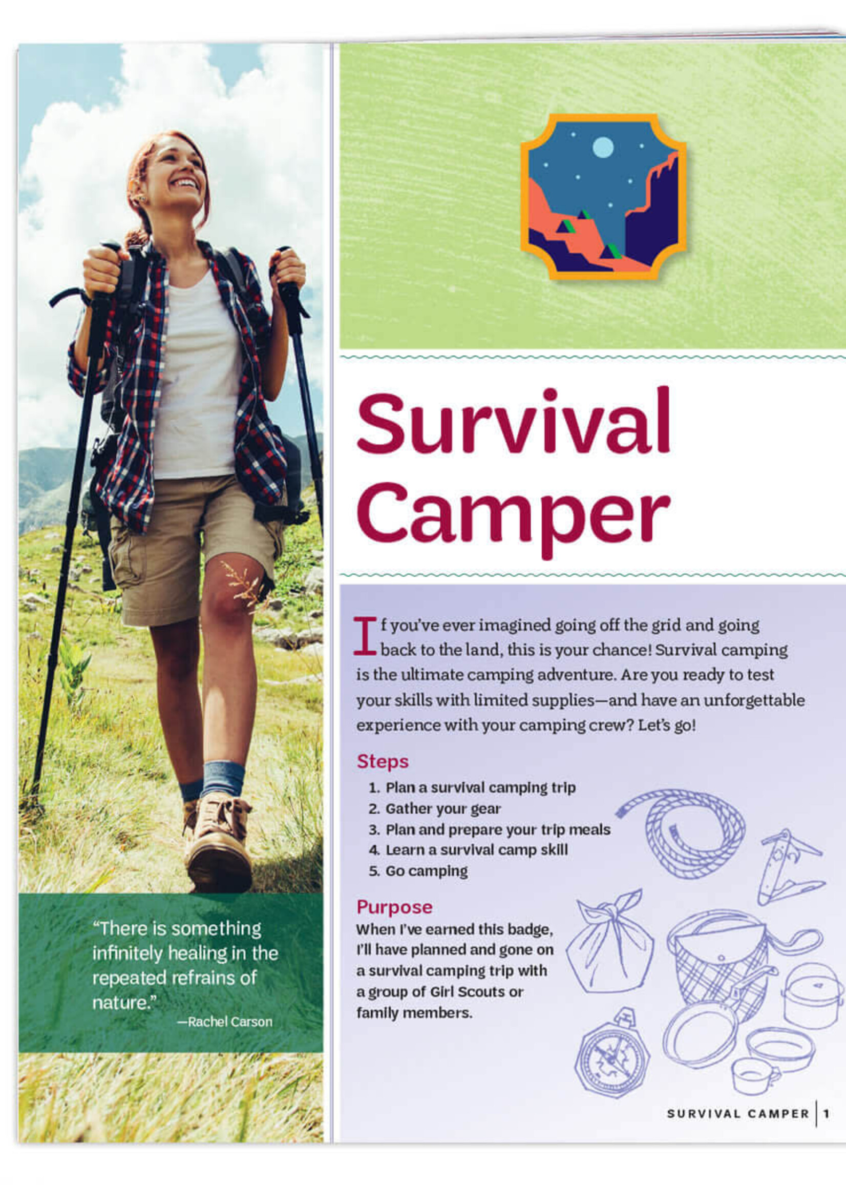 Ambassador Survival Camper Badge Requirements