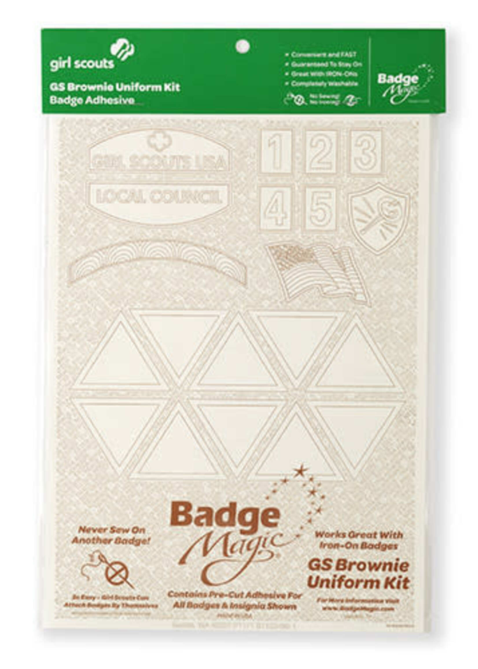 Badge Magic Brownie Uniform Sheet