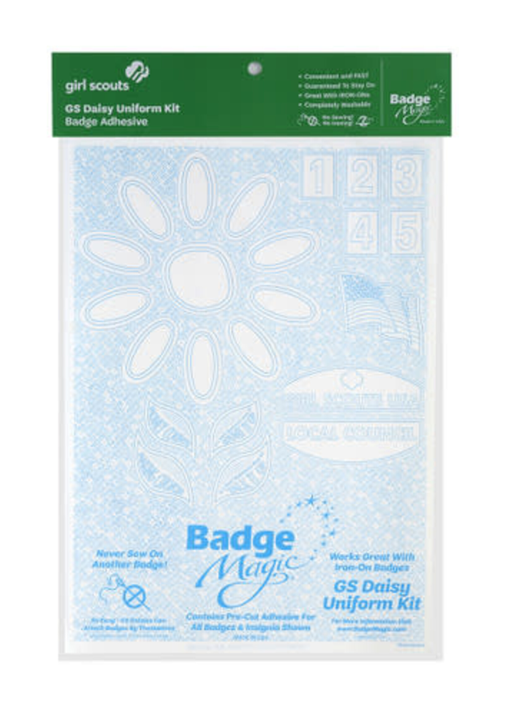 Badge Magic Daisy Uniform Sheet