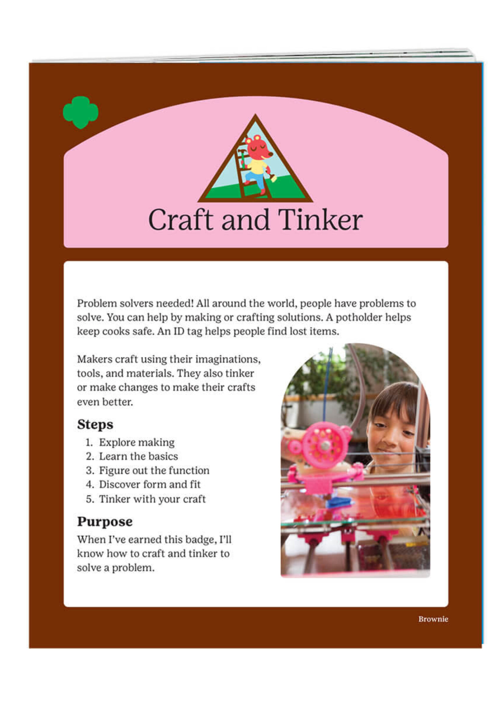 Brownie Craft & Tinker Badge Requirements