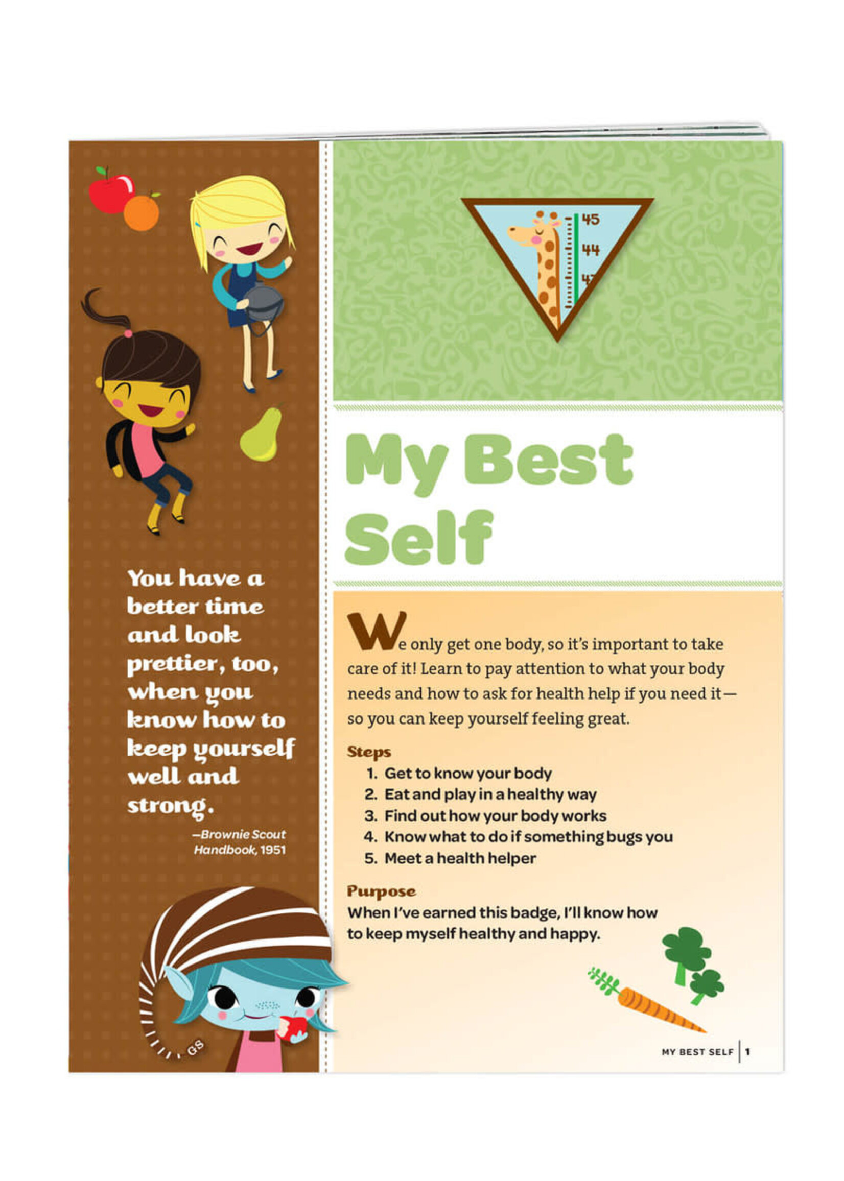 Brownie My Best Self Badge Requirements